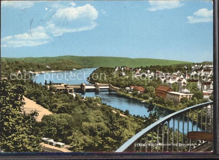 Essen Ruhr Baldeneysee Stauwehr