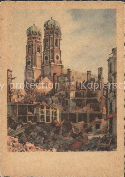 Muenchen Bayern Frauenkirche Faerbergraben