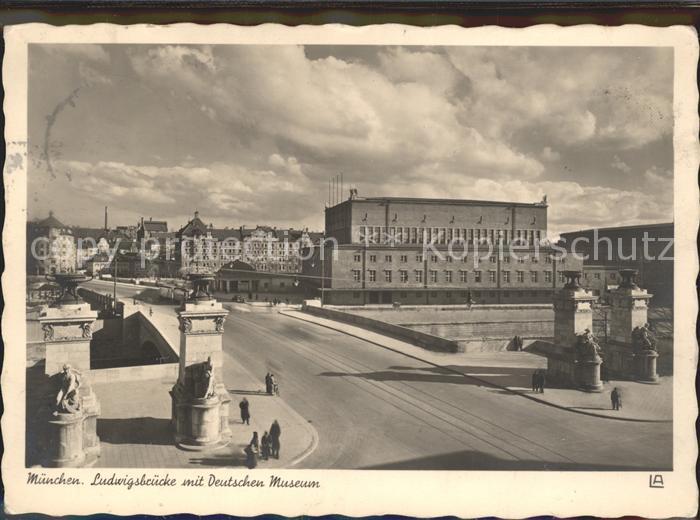 Muenchen Bayern Ludwigsbruecke Deutsches Museum  NZ3