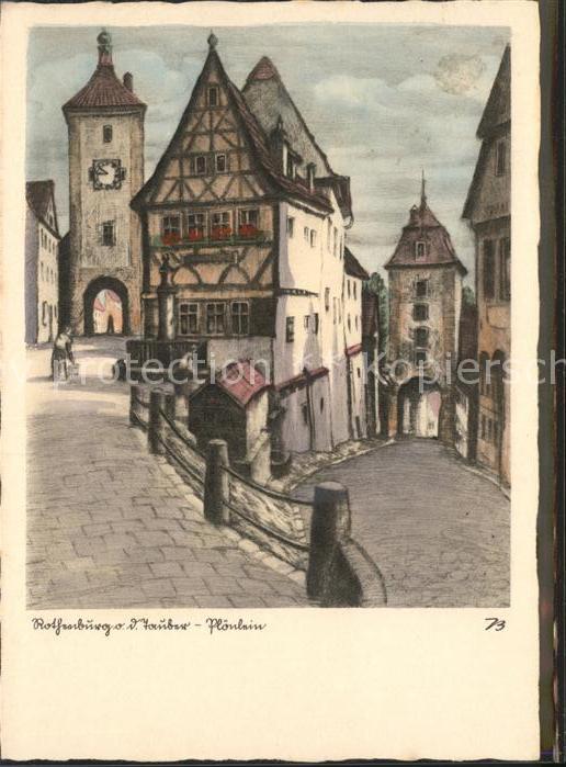 Rothenburg Tauber Ploenlein
