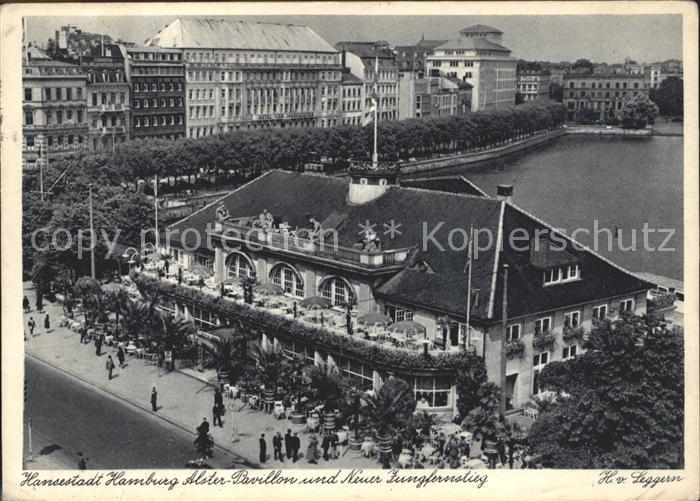 HAMBURG  CITY Alster-Pavillon Neuer Jungfernstieg