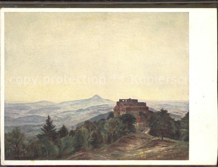 Rechberg Schwaebisch Gmuend Ruine Rechberg Kuenstler-Hilfswerk 1937