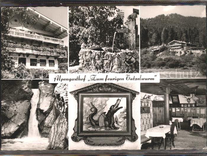 Bayrischzell Alpengasthof Zum feurigen Tatzelwurm