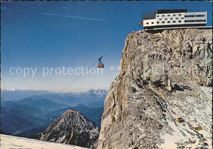 Seilbahn Dachsteinsuedwandbahn Gletscherbahn Ramsau Bergstation