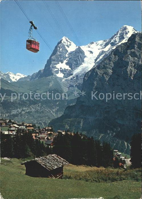 Seilbahn Schilthorn Muerren Eiger Moench