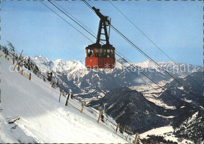 Seilbahn Tegelberg Tiroler- und Allgaeuer Hochgebirge