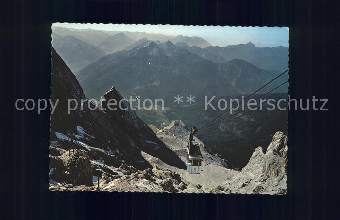 Seilbahn Tiroler Zugspitzbahn Zugspitze Allgaeuer Alpen