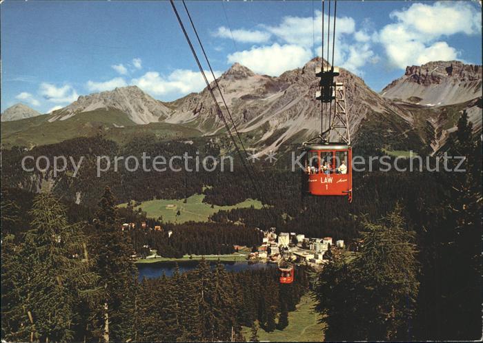 Seilbahn Arosa-Weisshorn Obersee Mederger Fluh F