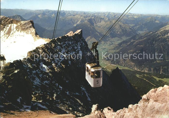 Seilbahn Zugspitzbahn Tirol Zugspitzgipfel