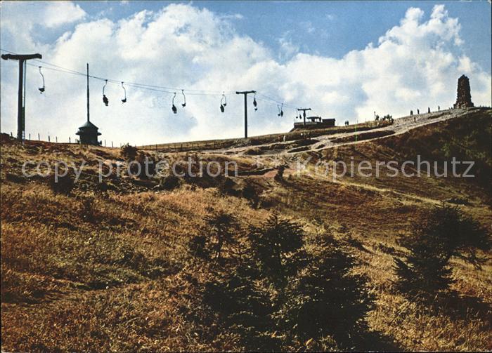 Seilbahn Feldberg Schwarzwald Bismarckdenkmal