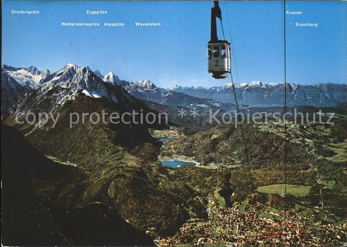 Seilbahn Karwendel Mittenwald Lautersee Ferchensee Wettersteingebirge
