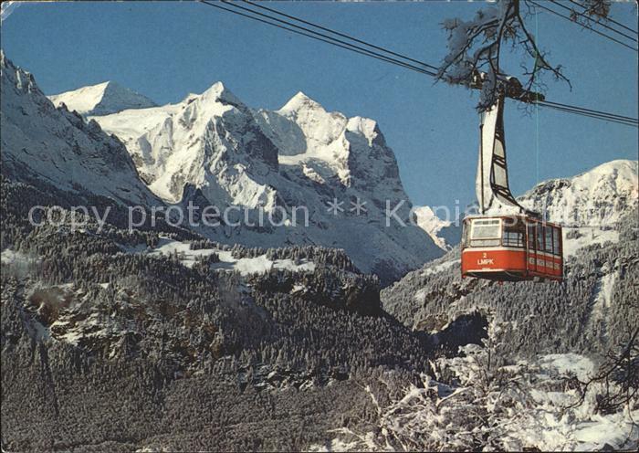 Seilbahn Meiringen-Reuti Hasliberg Wetterhorngruppe