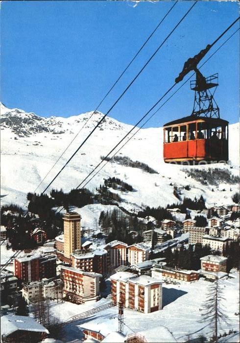 Seilbahn Groppera Valle Spluga Madesimo