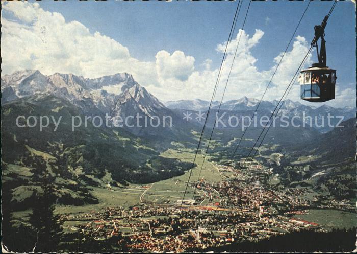 Seilbahn Wankbahn Garmisch-Partenkirchen Zugspitzgruppe