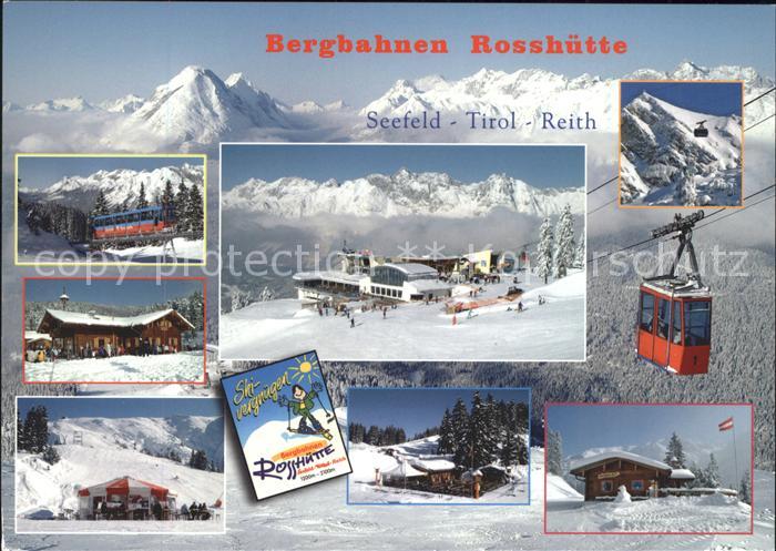 Seilbahn Rosshuette Seefeld-Reith Tirol