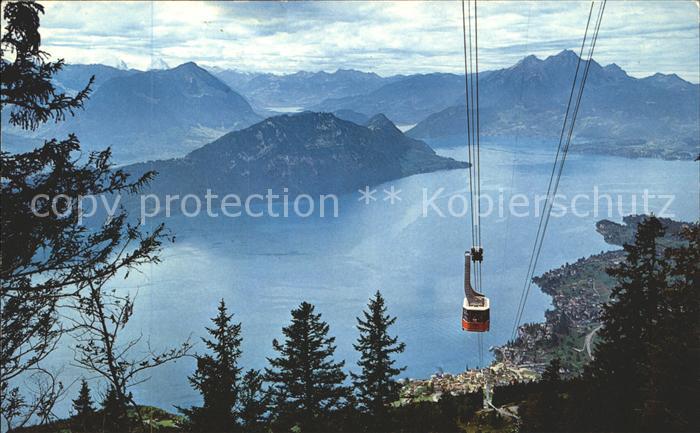 Seilbahn Weggis-Rigi Kaltbad Buergenstock Stanserhorn Pilatus