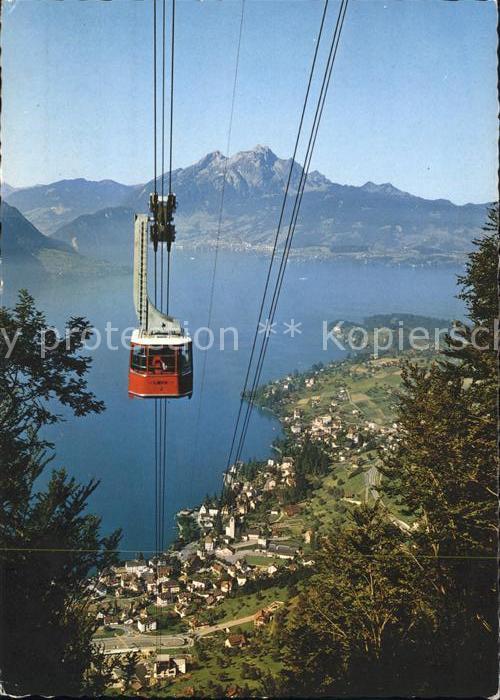Seilbahn Weggis-Rigi-Kaltbad Vierwaldstaettersee Pilatus