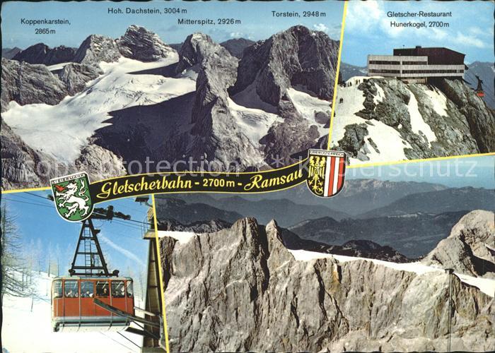 Seilbahn Gletscherbahn Ramsau Gosaugletscher Hoher Dachstein Mitterspitz