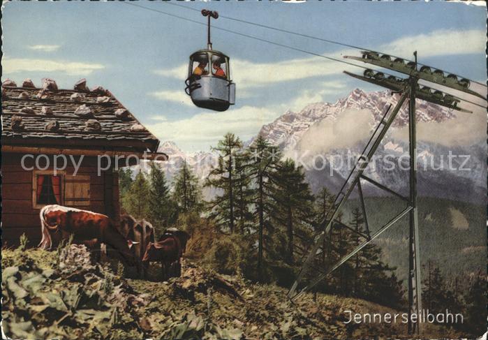 Seilbahn Jenner Spinnerkaser Watzmann Berchtesgaden Koenigssee