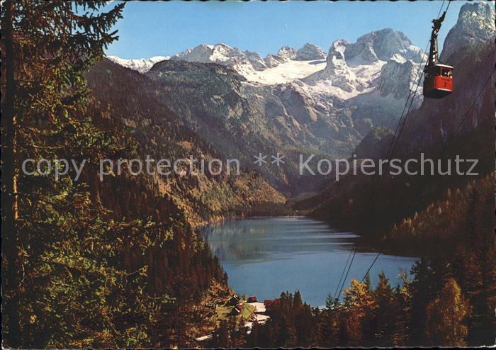 Seilbahn Gosaukamm Gosausee Gablonzer-Haus Hoher Dachstein