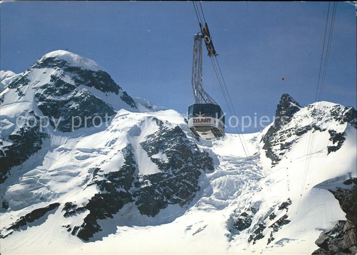 Seilbahn Klein Matterhorn Zermatt Breithorn