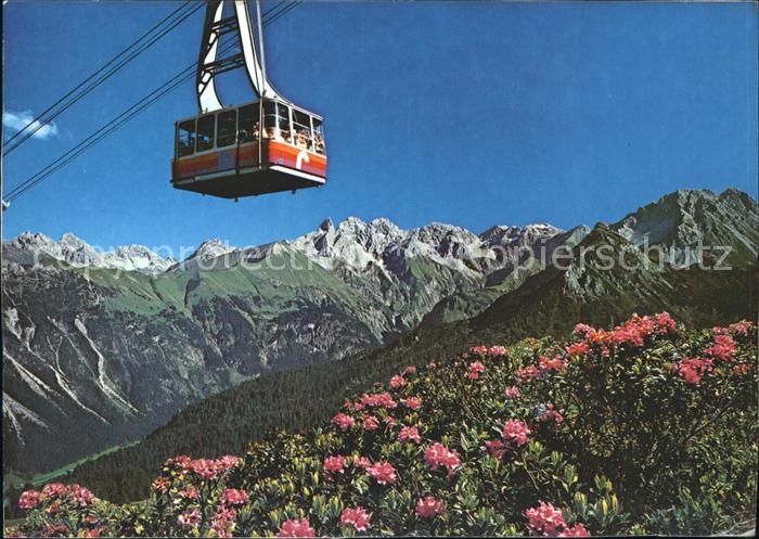Seilbahn Fellhorn Oberstdorf Faistenoy Allgaeuer Alpen Kratzer Maedelegabelgrupp