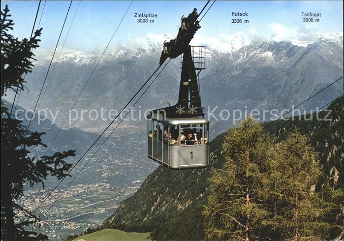 Seilbahn Ifinger Meran Naiftal Funivia Ivigna Val Nova