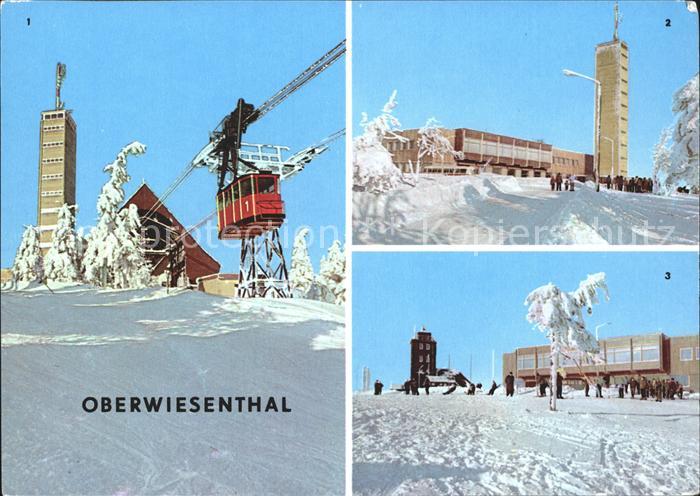 Seilbahn Oberwiesenthal Fichtelberghaus Aussichtsturm Wetterwarte