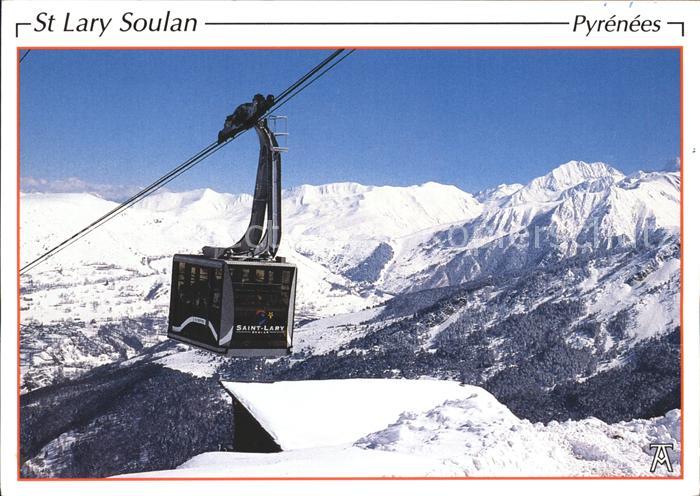 Seilbahn Pla d Adet Saint Lary Soulan Pyrenees