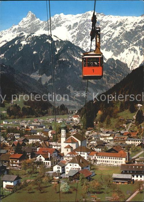 Seilbahn Montafoner Hochjochbahn Schruns Zimba Vandanser Wand