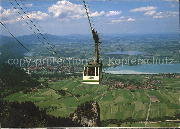 Seilbahn Tegelberg Fuessen Schwangau Weissensee Hopfen Forggensee