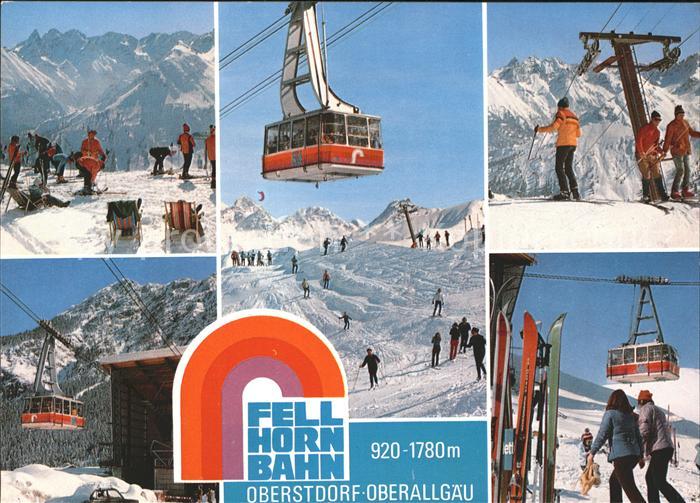 Seilbahn Fellhorn Oberstdorf-Oberallgaeu Faistenoy Stillachtal