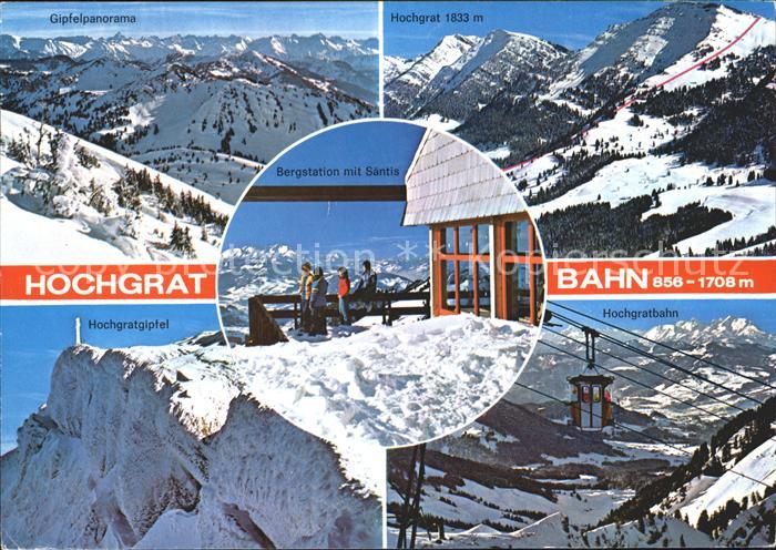 Seilbahn Hochgrat Steibis-Oberstaufen Hochgratgipfel Bergstation