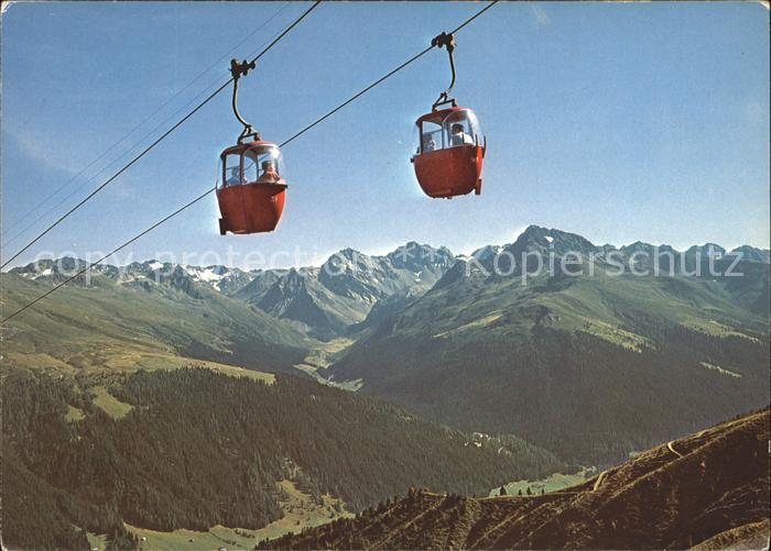 Seilbahn Schatzalp-Strela Davos Sertigtal