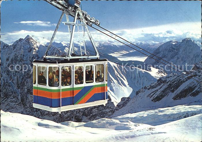 Seilbahn Zugspitze Zugspitzplatt Hochwanner Hohe Munde Inntal