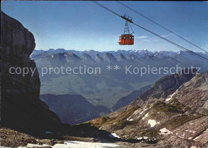 Seilbahn Säntis Churfirsten