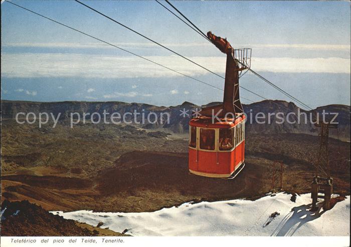 Seilbahn Islas Canarias Tenerife El Teide
