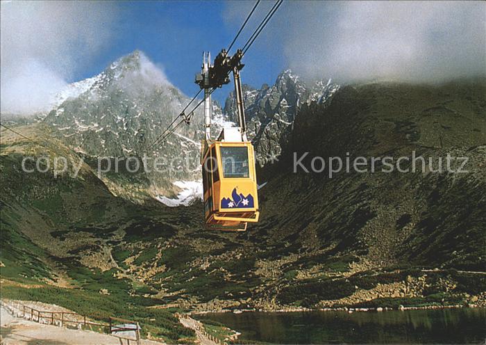 Seilbahn Vysoke Tatry Skalnate Pleso Lomnicky stit Hohe Tatra