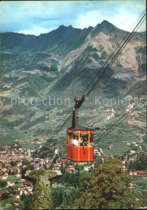 Seilbahn Funivia Avelengo Merano Alto Adige