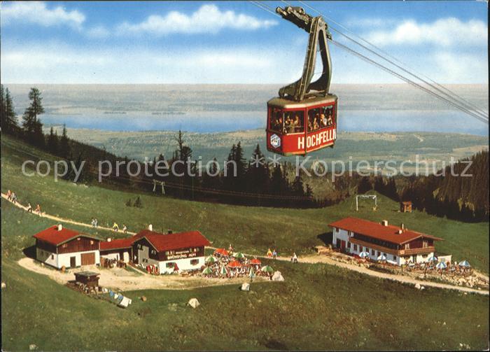 Seilbahn Hochfelln Bruendlingalm Bayerische Alpen Chiemsee