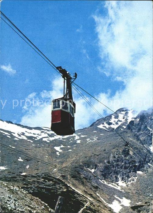 Seilbahn Vysoke Tatry Lanovka na Lomnicky stit