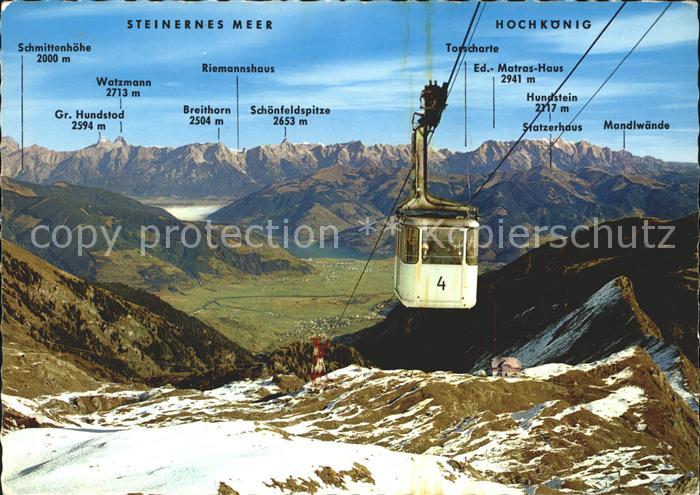 Seilbahn Kaprun-Kitzsteinhorn Krefelder Huette Kaprun Zell am See