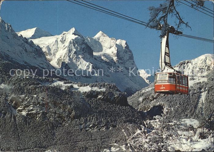 Seilbahn Meiringen-Reuti Wetterhorngruppe Haslib