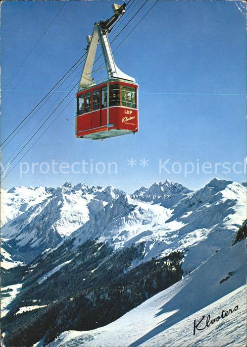 Seilbahn Klosters-Parsenn Silvrettagruppe