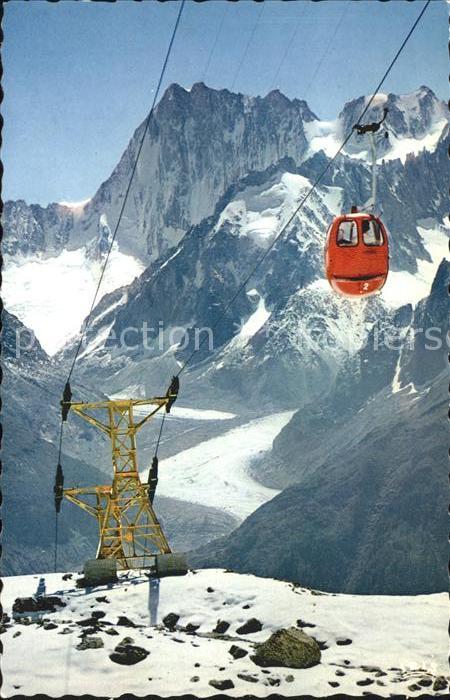 Seilbahn Index Super-Chamonix La Flegere Mer de Glace Grandes Jorasses