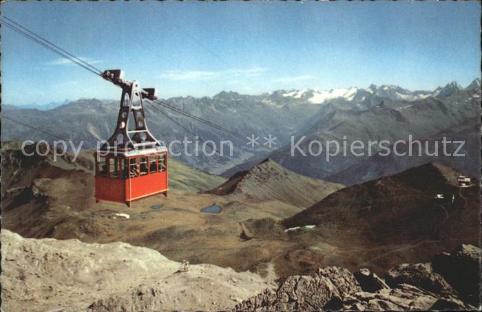 Seilbahn Weissfluhgipfel Davos-Parsenn Silvrettagruppe