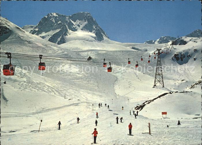 Seilbahn Stubaier Gletscherbahn Schaufelspitze Stubaier Wildspitze