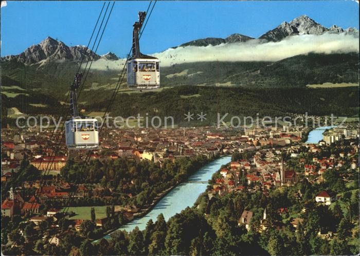 Seilbahn Nordkettenbahn Innsbruck Wagenkreuzung