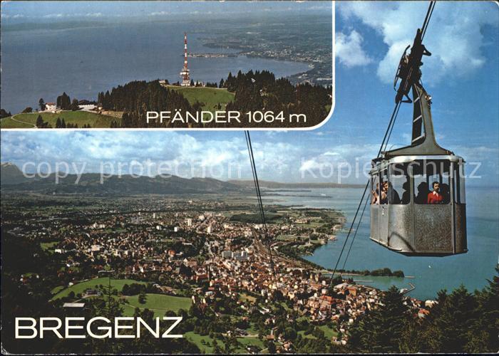 Seilbahn Pfaender Bregenz am Bodensee