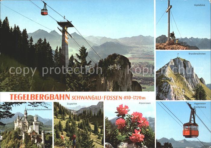 Seilbahn Tegelberg Schwangau-Fuessen Zugspitze Aggenstein Breitenberg